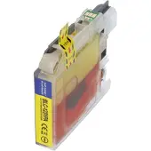 PrintAbout Cartouche compatible pour Brother LC-123Y - Jaune