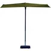 Madison Parasol de balcon Sun Wave 270x150 cm Vert sauge