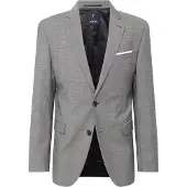 JOOP! Veste de costume gris chiné / blanc