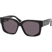 Max Mara Lunettes de soleil - - MM0145 - Shiny black - Front acetate - Ronde
