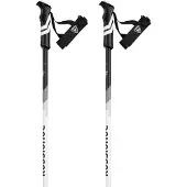 Rossignol - Bâtons de ski alpin - Electra Premium Clip Black en Aluminium - Taille 105 cm - Noir