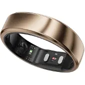 RINGCONN Smart Ring Gen 2 Air (12, Or), Bague connectée, Or