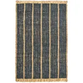 Ferm Living Athens Tapis Natural|Ink Blue | 170 x 240 cm
