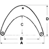 Goldenship Pare-battage Bow