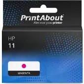 PrintAbout Cartouche compatible pour HP 11 (C4837A) - Magenta