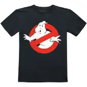 SOS Fantômes T-shirt de - Enfants - Logo Usé - 104 - 152 - pour Enfants - noir - Taille 4 Ans