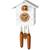 Engstler - 502/23_QM - Coucou - Quartz - Noyer - avec musique - 16 cm