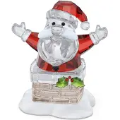 Swarovski Holiday Cheers Weihnachtsmann und Schornstein