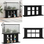 vidaXL Support pour aquarium noir 120x40x60 cm bois d'ingénierie