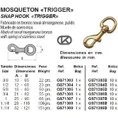 Kong Italy Mousqueton Pivotant