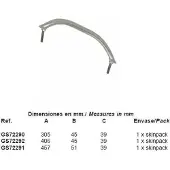 Goldenship Hand Rail Argenté 40 cm