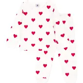 Petit Bateau Pyjama rouge / blanc