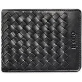 Mano Cuir porte-monnaie Don Luca Coin Wallet Black noir