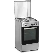 Vitrokitchen Cuisine à Gaz Butane Avec Four Cb5530ib 50x55 Cm 4 Feux