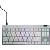 Logitech Pro X Tkl Rapid Gaming Mechanical Keyboard English Blanc