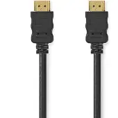 Nedis Cvgl34060bk150 Câble Hdmi Haut Débit Sur Ethernet Hdmi-hdmi 4k Arc 18 Gbps 15 M 60hz