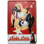 DEVplus Fallout Metallschild Nuka Cola Girl