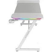 Mars Gaming Mgdx140rgbw Gaming Desk Argenté