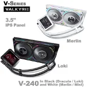 Valkyrie V240 Lite Argb Liquid Cooling 240 Mm Argenté