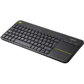 Logitech Wireless Touch Keyboard K400 Plus - Clavier - sans fil - 2,4 GHz - espagnol - noir