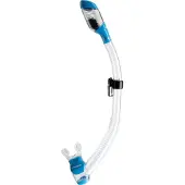 Cressi Dry Diving Snorkel Clair,Bleu