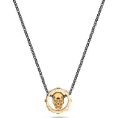 Police Collier - - PEAGN2212102 - Métal - Mixte - Grey