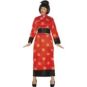 Guirca China Woman Costume Orange XL