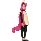 Guirca Seahorse Girl Costume Rose 7-9 Years