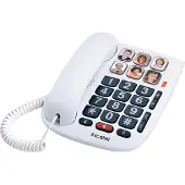 Alcatel Tmax10 Landline Phone Blanc One Size / EU Plug 220V