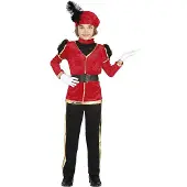 Guirma Servant Boy Costume Rouge 5-6 Years