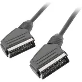 Lanberg CA-EUEU-10CC-0018-BK CÂBLE SCART 1,8 M SCART (21-PIN) NOIR