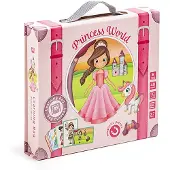 Eurekakids Jeu magnétique Princesses du Monde Rose Rose One Size