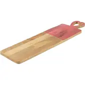 J-Line Planche long bois de manguier rose