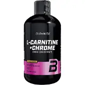 Biotech USA L-Carnitine + Chrome concentré pour la préparation de boisson saveur Orange 500 ml