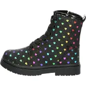 Lico Isalie : Bottines à lacets noires pour filles, chaussures de loisirs