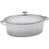 kela Cocotte Calido 6l ovale 33x26x12cm fonte gris clair
