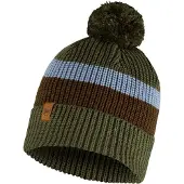 Buff Unisexe, Bonnet, Chapeau tricoté Elon Camouflage, Vert, (Taille unique)