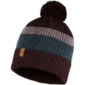 Buff Unisexe, Bonnet, Chapeau tricoté Elon Maroon, Marron, (Taille unique)