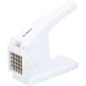 Alpina Alpina, coupe-frites en acier inoxydable pour des coupes rapides, blanc