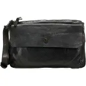 Harold's Cuir sac à épaule bandoulière Submarine Handbag Black noir