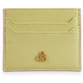 Scotch & Soda Cuir porte-cartes Leather Cardholder Lime jaune