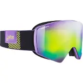 Julbo Razor Edge Ski Goggles Noir,Violet Flash Green Reactiv CAT2-3 GlareControl Homme,Femme