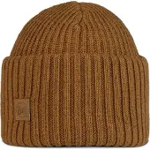 Buff Knitted Beanie Marron