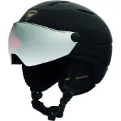 Rossignol - Casque de ski/snowboard - Fit Visor Impacts W Black pour Femme - Taille 55-59 cm - Noir