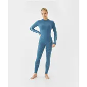 Viking Primeone Long Sleeve Base Layer Set Bleu S Femme