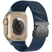 Beline pasek Apple Watch Oblique 42/44/45/49mm granatowy/navy