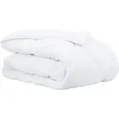 vidaXL - Couverture d'hiver 202 x 201 x 5 cm, polyester, blanc