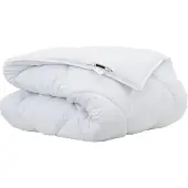 vidaXL Couette d'hiver blanche 220 x 155 x 0 cm en polyester