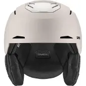 Uvex Resolution, casque de ski, gris clair/noir