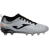 Joma Homme Numero-10 25 FG Crampons de football terrain ferme Gris/Noir